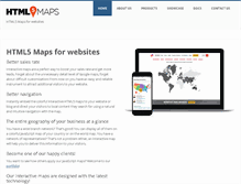 Tablet Screenshot of html5maps.com